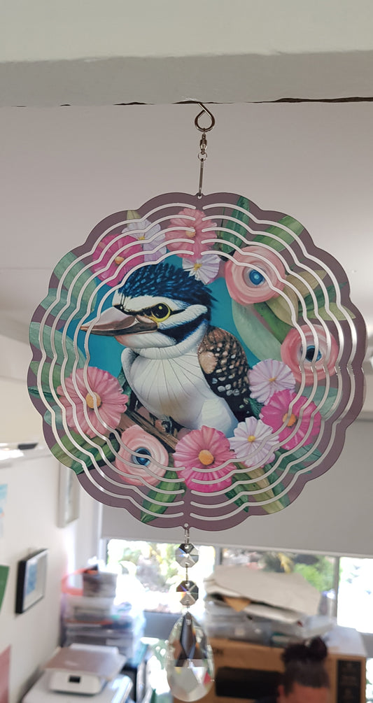 Kookaburra wind spinner 8 inch 20 cm available in 6 patterns